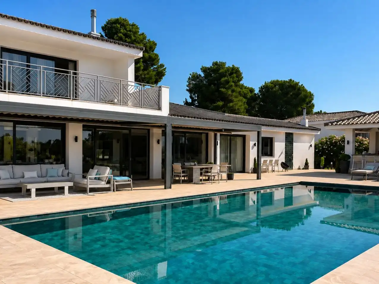 Wohnung zum Verkauf in Calle Santiago de Compostela, 1, Sotogrande Costa Schwimmbecken von Wohnung zum Verkauf in Sotogrande mit Klimaanlage, Heizung und Privatgarten