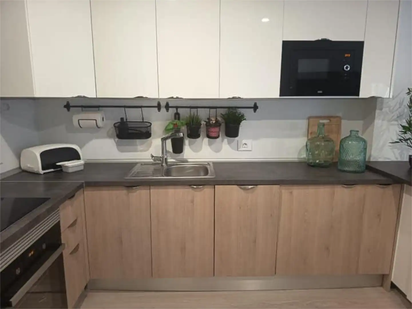 Apartament de lloguer a Candelaria - Playa La Viuda Cuina de Apartament de lloguer en Candelaria amb Terrassa i Moblat