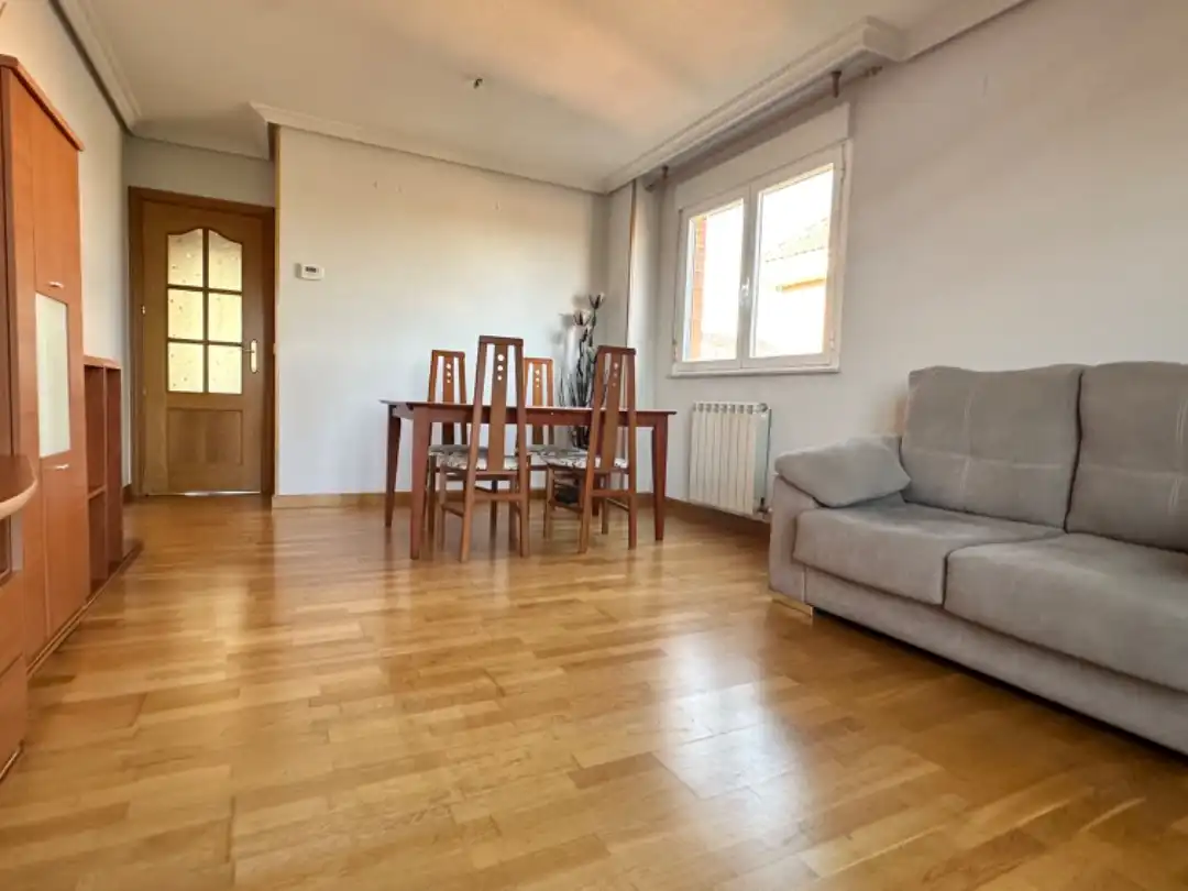 Flat for sale in Calle Jerónimo Münzer, 2, La Platina- Hospital - Campus Living room of Flat for sale in Salamanca Capital with Balcony