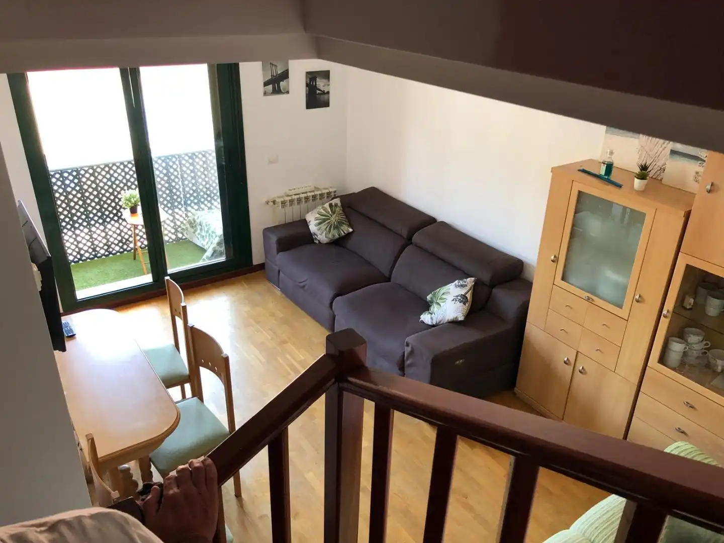Flat for rent in Avenida la Playa, 19, Colunga Living room of Flat for rent in Colunga with Heating, Parquet flooring and Terrace