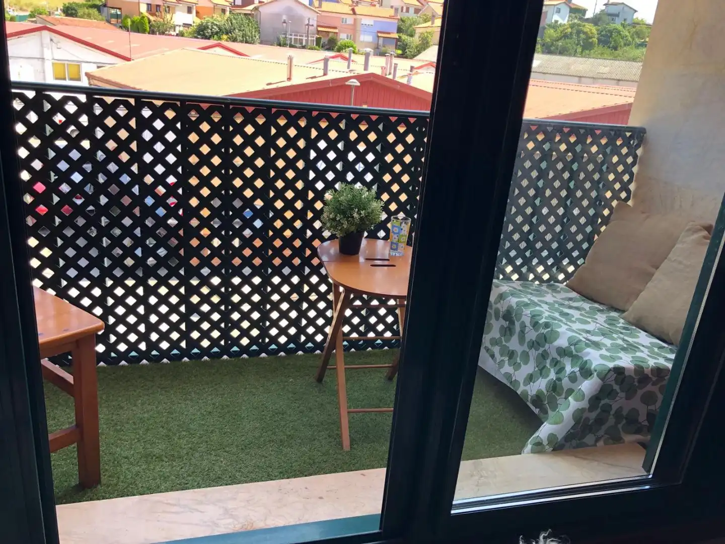Flat for rent in Avenida la Playa, 19, Colunga Balcony of Flat for rent in Colunga with Heating, Parquet flooring and Terrace