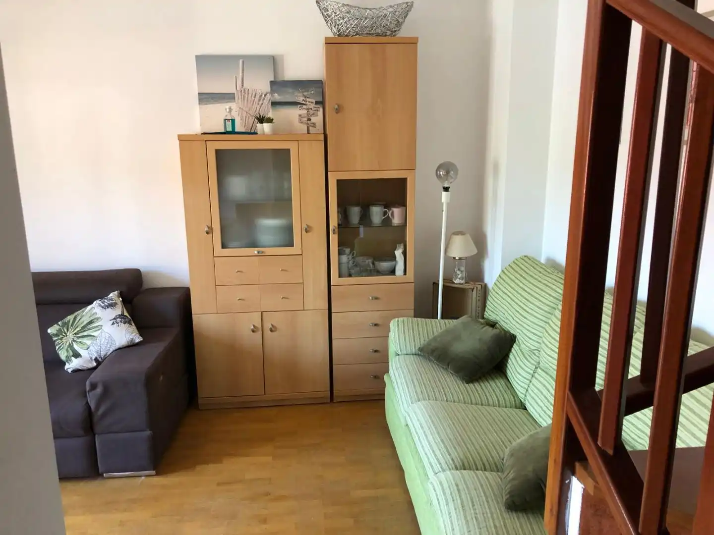 Flat for rent in Avenida la Playa, 19, Colunga Living room of Flat for rent in Colunga with Heating, Parquet flooring and Terrace
