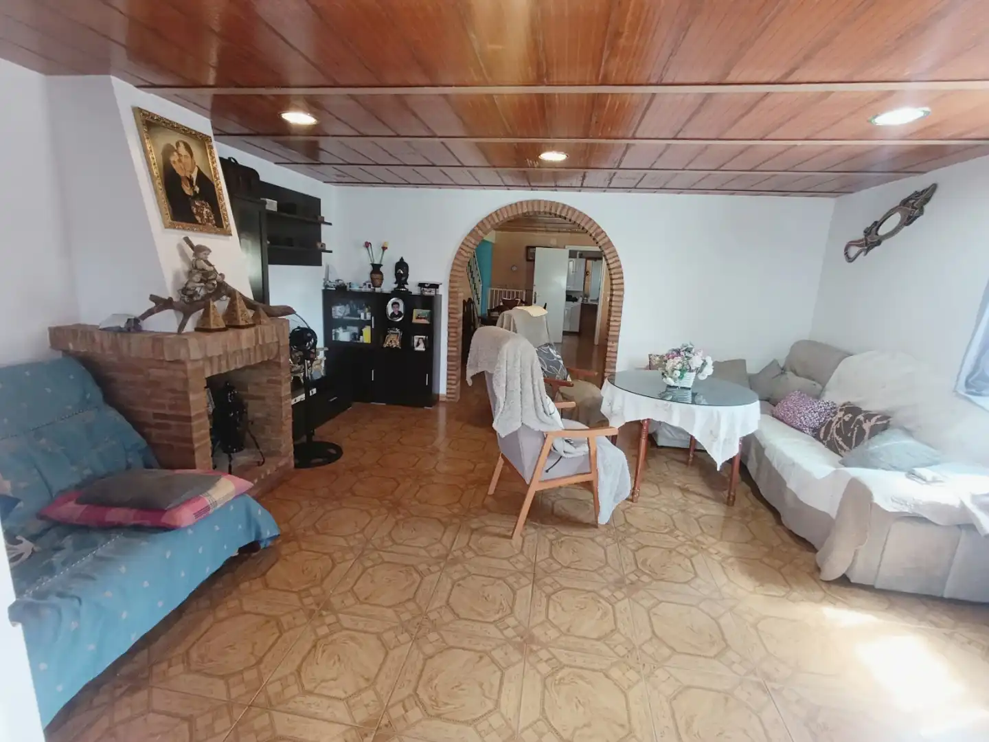 Casa o chalet en venta en Diseminado Comandante, 6, Pedanías de Badajoz Sala de estar de Casa o chalet en venta en Badajoz con Jardín privado, Trastero y Horno