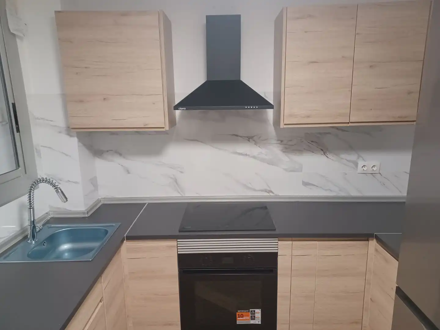 Cocina de Piso de alquiler en Alzira con Aire acondicionado y Amueblado