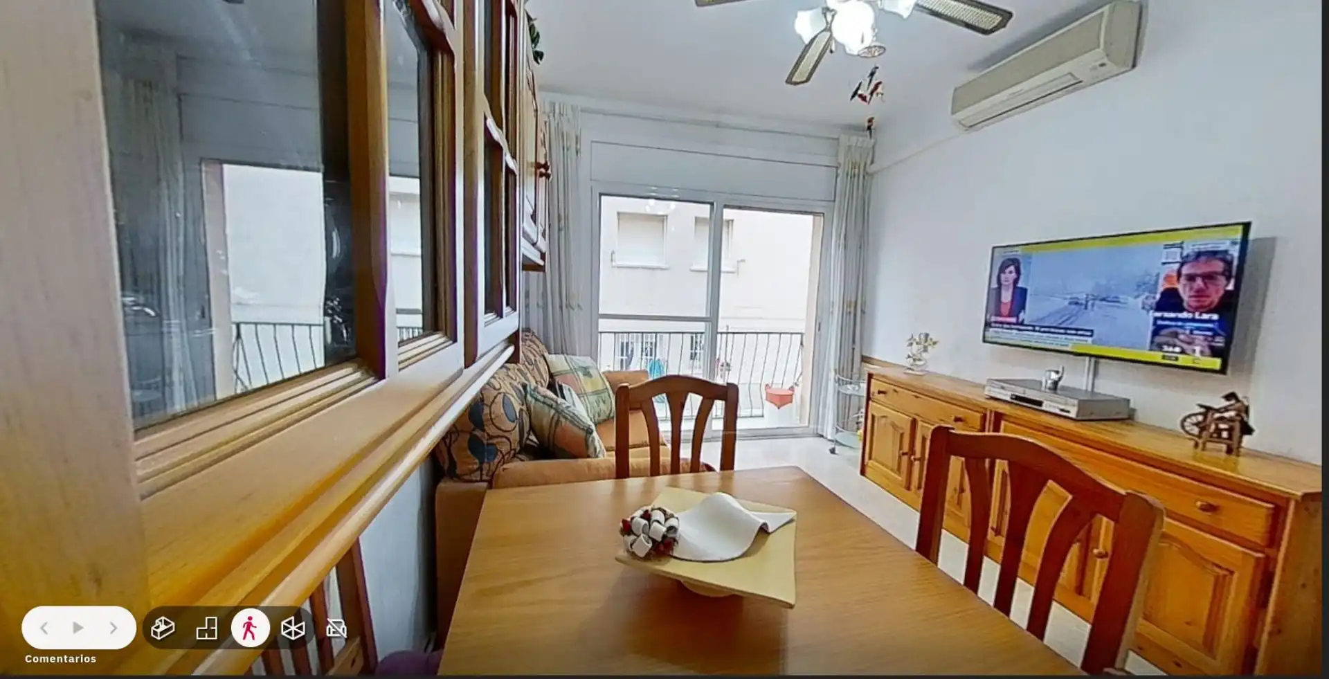 Flat for rent in Carrer Emigdio Rodríguez Pita, 74, Segur de Calafell Dining room of Flat for rent in Calafell with Air Conditioner, Furnished and Washing machine