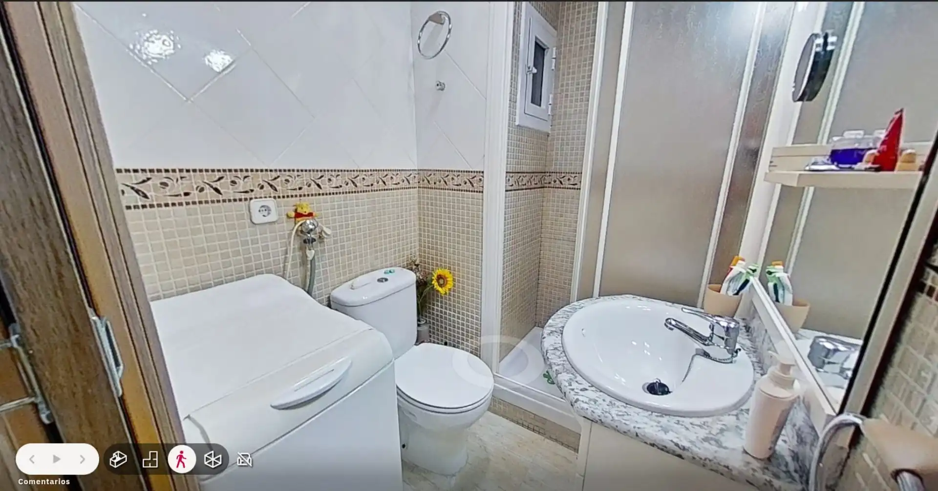 Flat for rent in Carrer Emigdio Rodríguez Pita, 74, Segur de Calafell Bathroom of Flat for rent in Calafell with Air Conditioner, Furnished and Washing machine