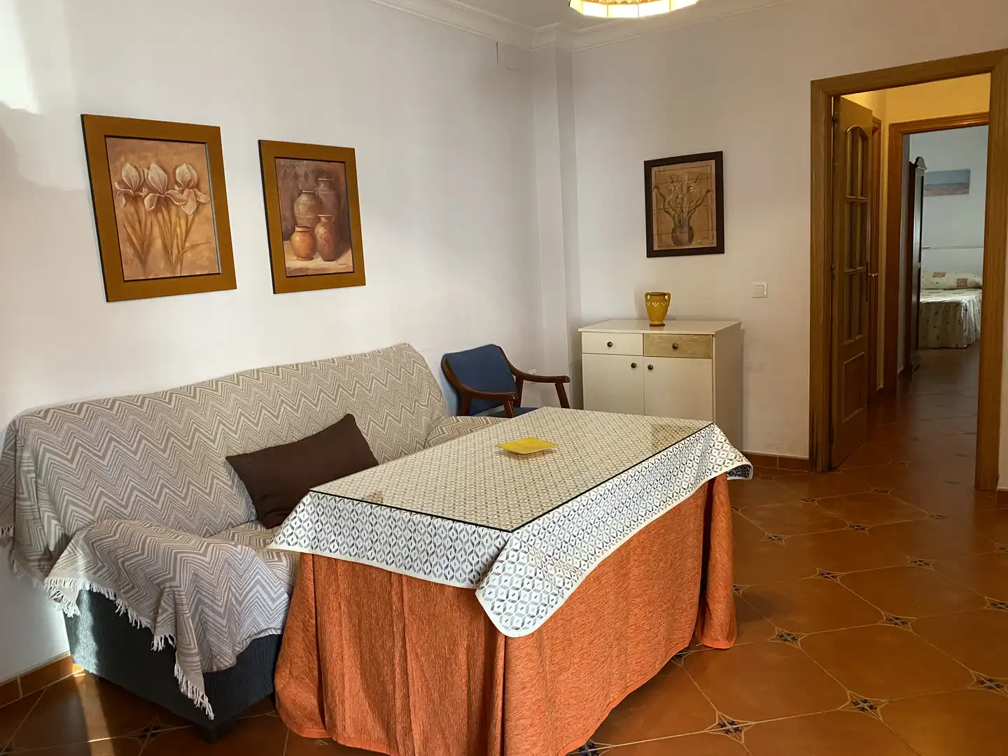 Wohnzimmer von Wohnung zur Miete in Aracena mit Möbliert