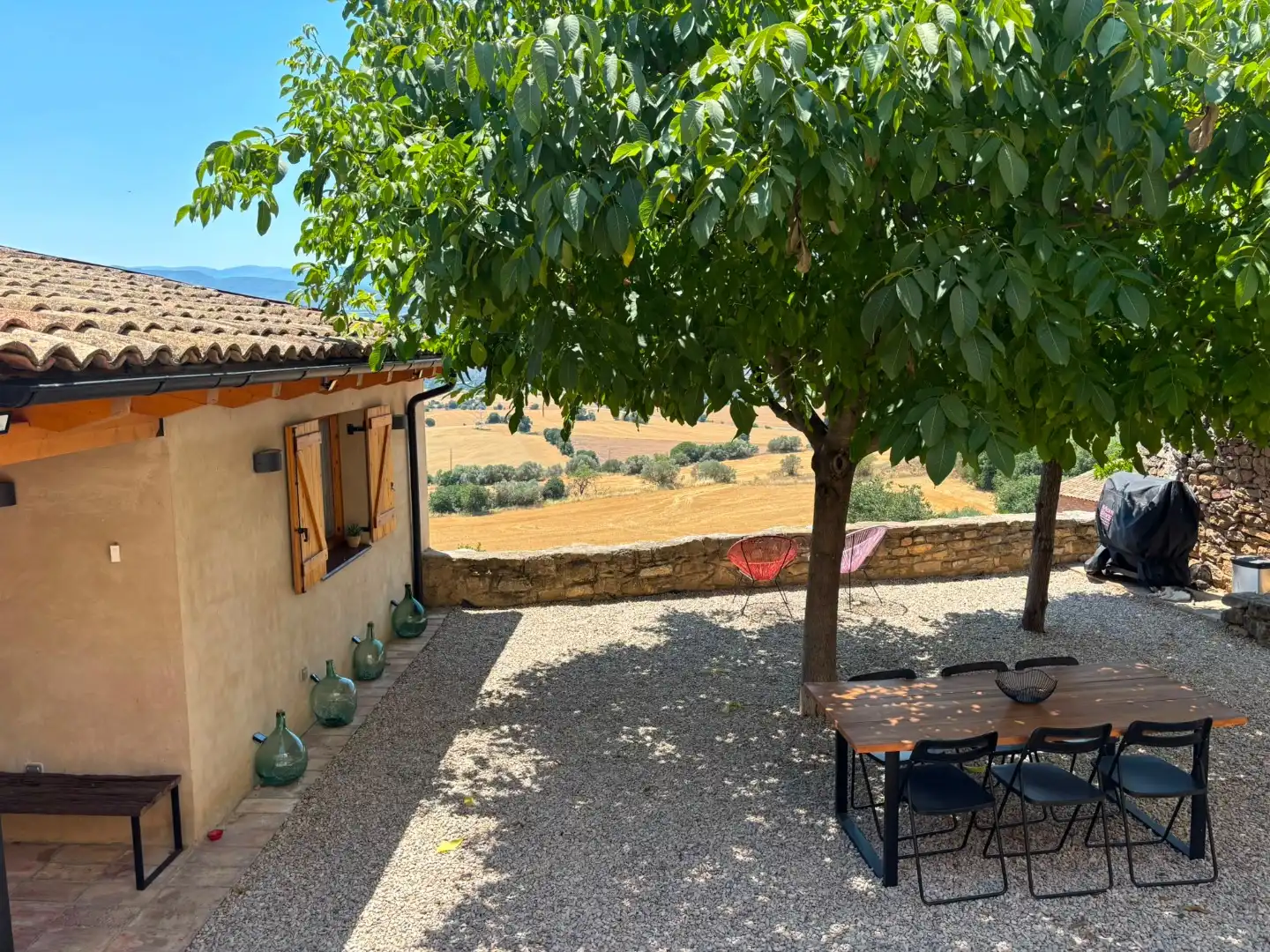Terraza de Finca rústica en venta en Tremp con Aire acondicionado, Calefacción y Jardín privado