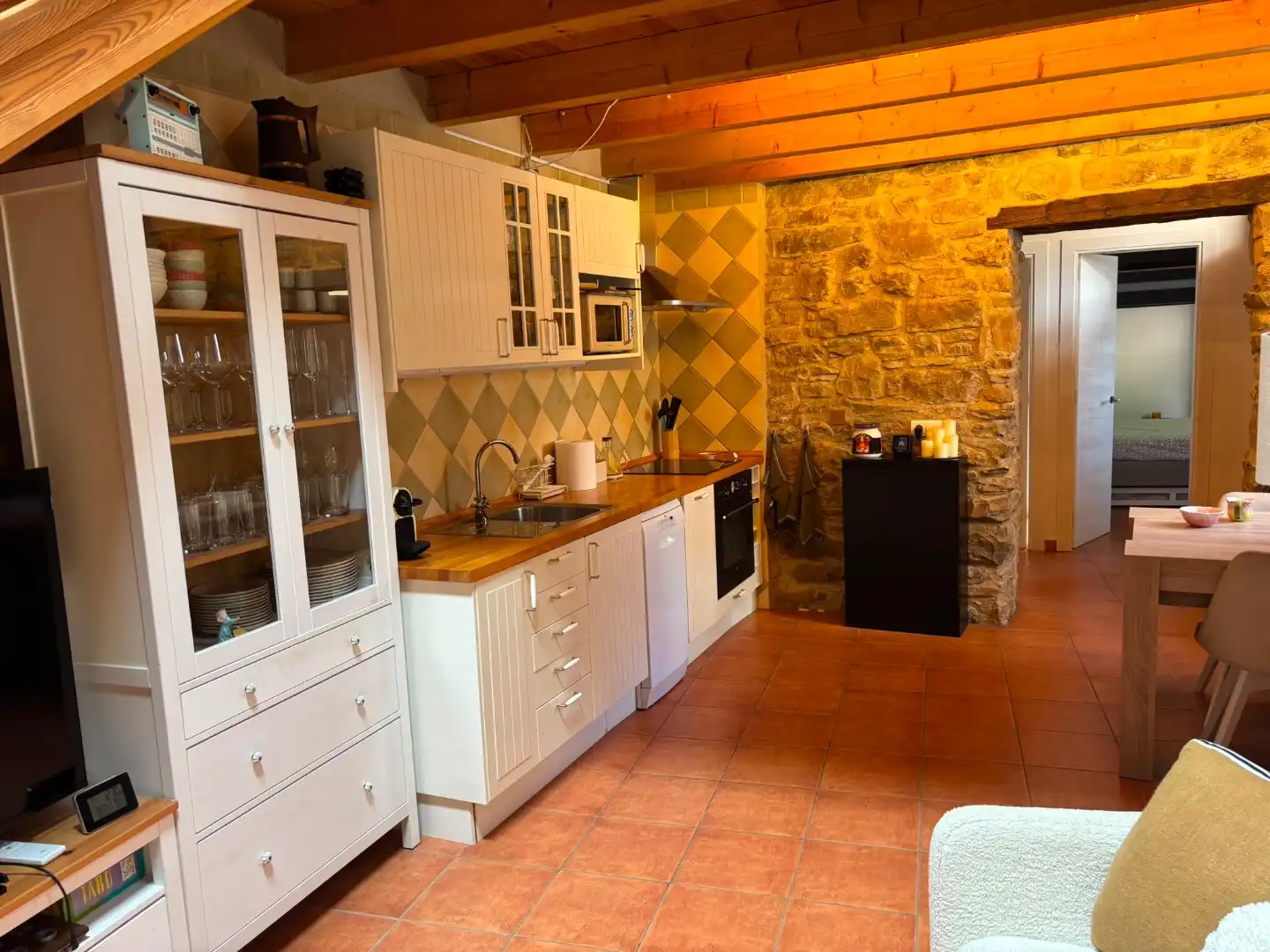 Cocina de Finca rústica en venta en Tremp con Aire acondicionado, Calefacción y Jardín privado