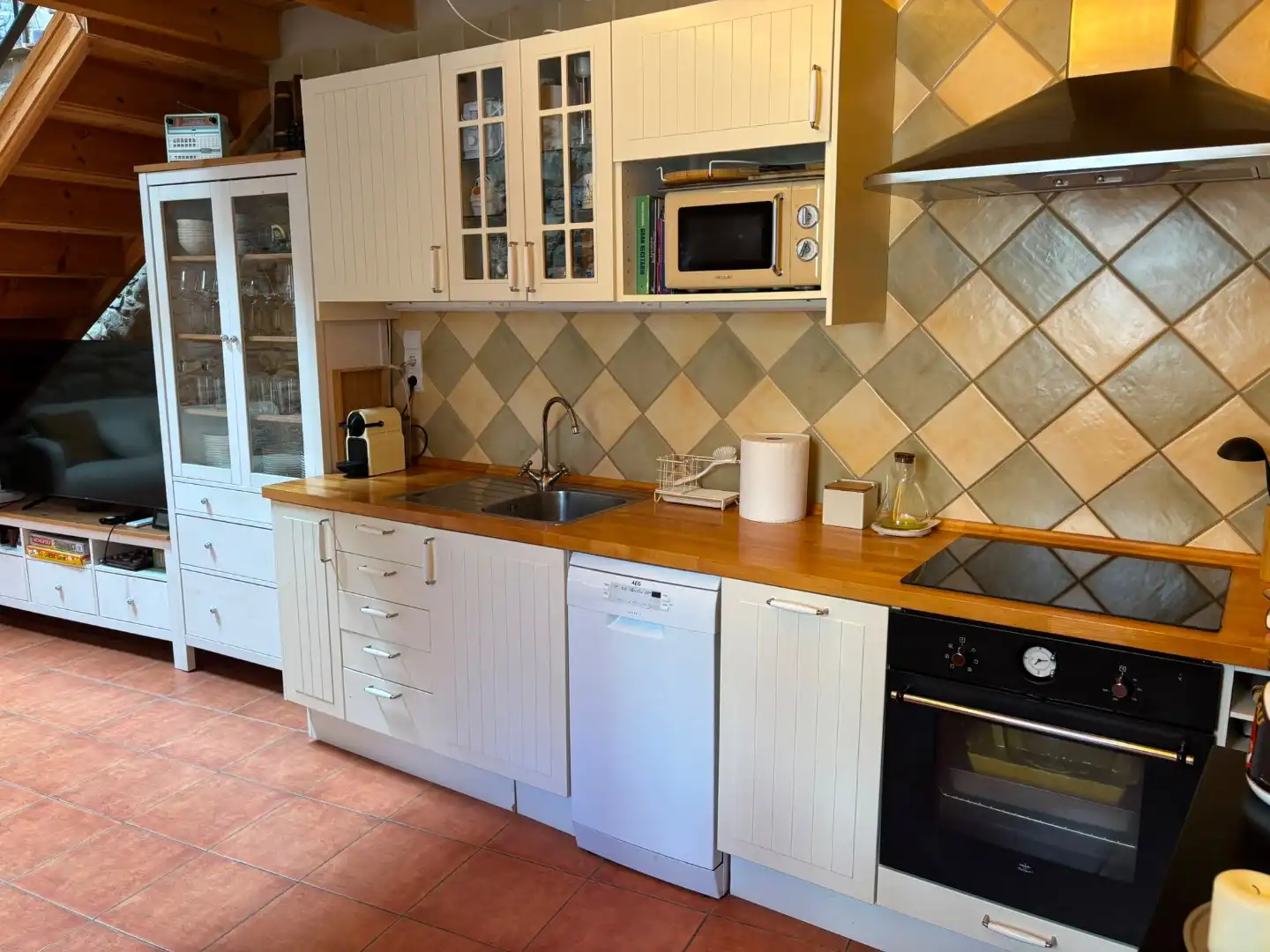 Cocina de Finca rústica en venta en Tremp con Aire acondicionado, Calefacción y Jardín privado