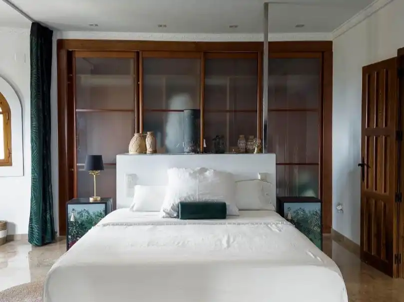 Habitación de Finca rústica de alquiler en Manises con Aire acondicionado, Calefacción y Jardín privado