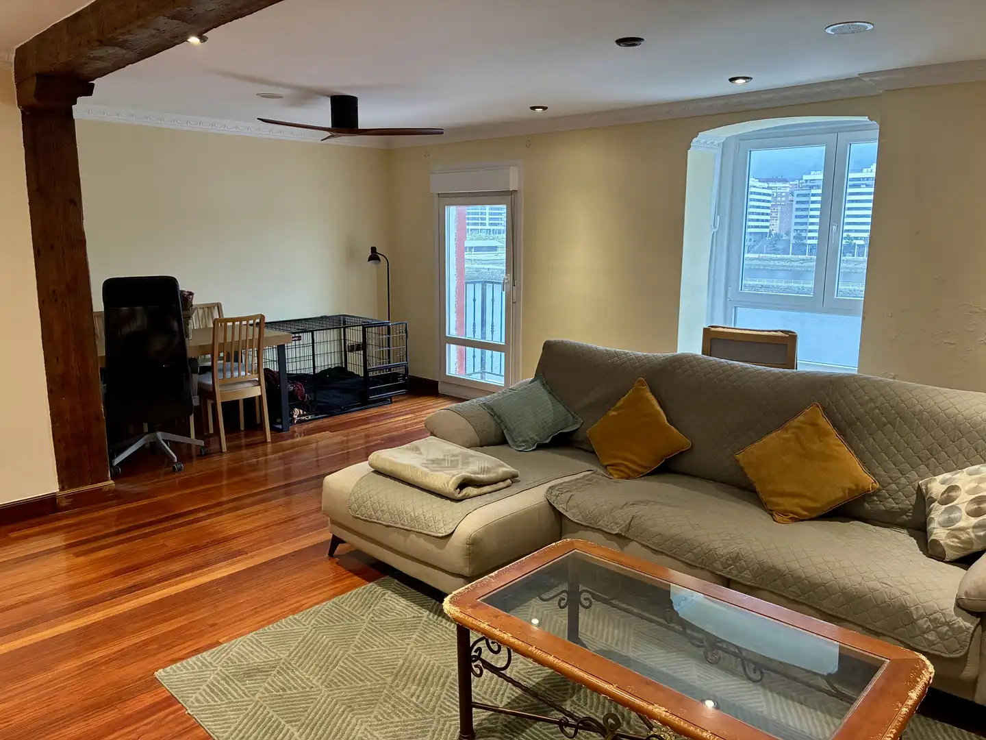 Flat for sale in José Luis Goioaga Etorbidea, 18, Erandio Living room of Flat for sale in Erandio with Terrace and Balcony