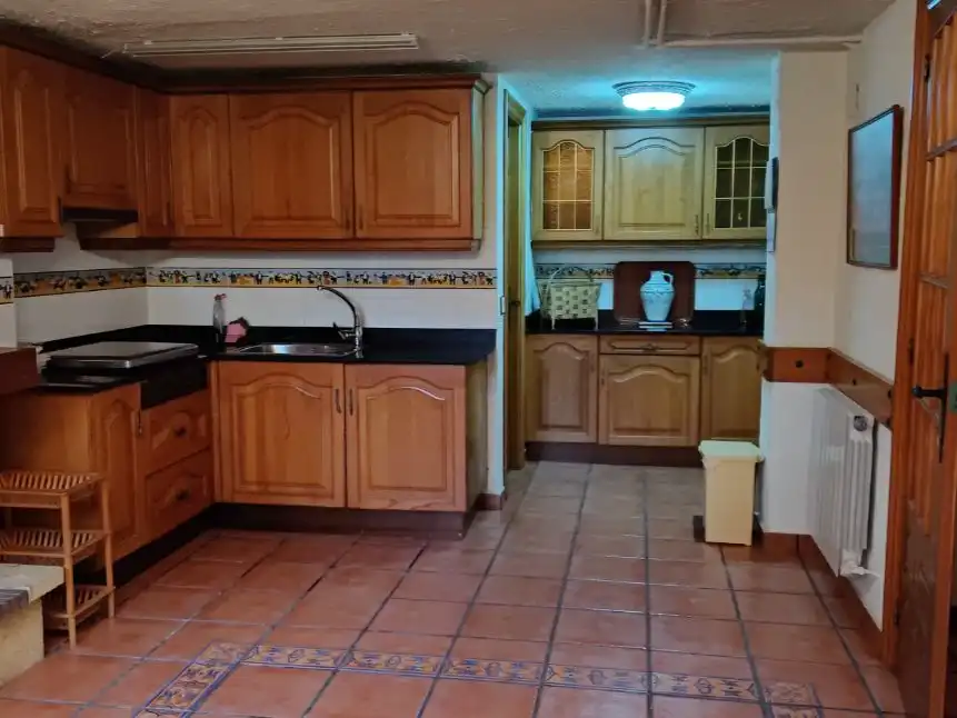 Cocina de Casa o chalet en venta en Sopuerta con Calefacción, Jardín privado y Parquet