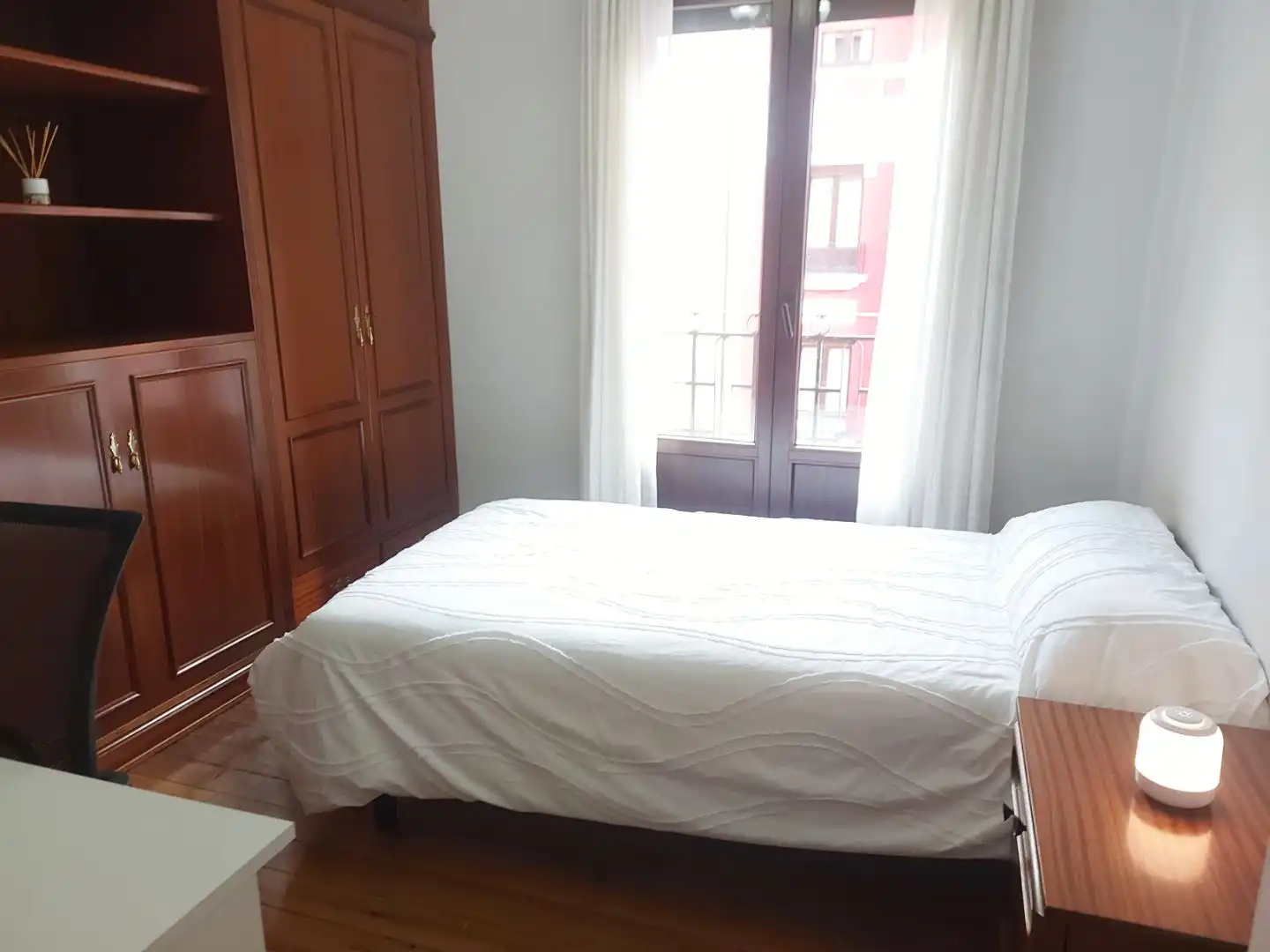 Flat for rent in Calle General Eguía, 50, Basurtu Bedroom of Flat for rent in Bilbao with Balcony