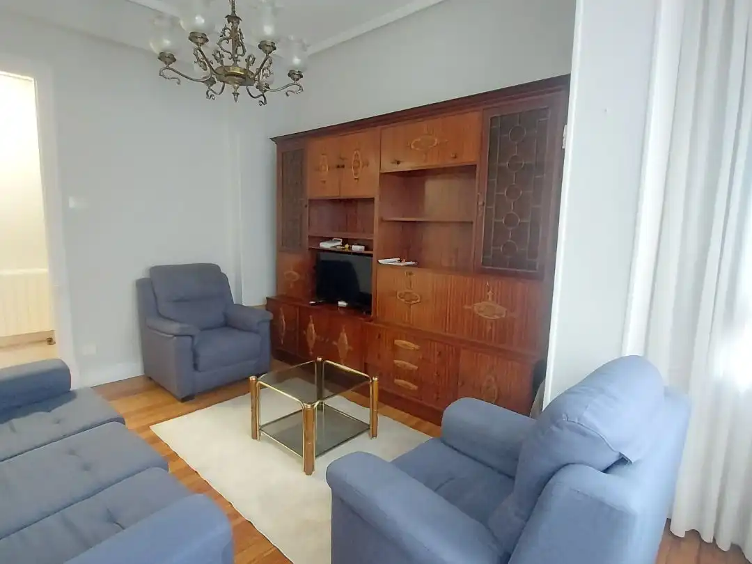 Flat for rent in Calle General Eguía, 50, Basurtu Living room of Flat for rent in Bilbao with Balcony