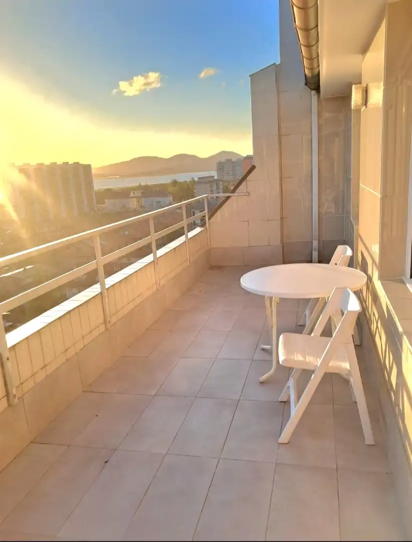 Terrace of Attic for rent in Laredo  with Heating, Terrace and Swimming Pool