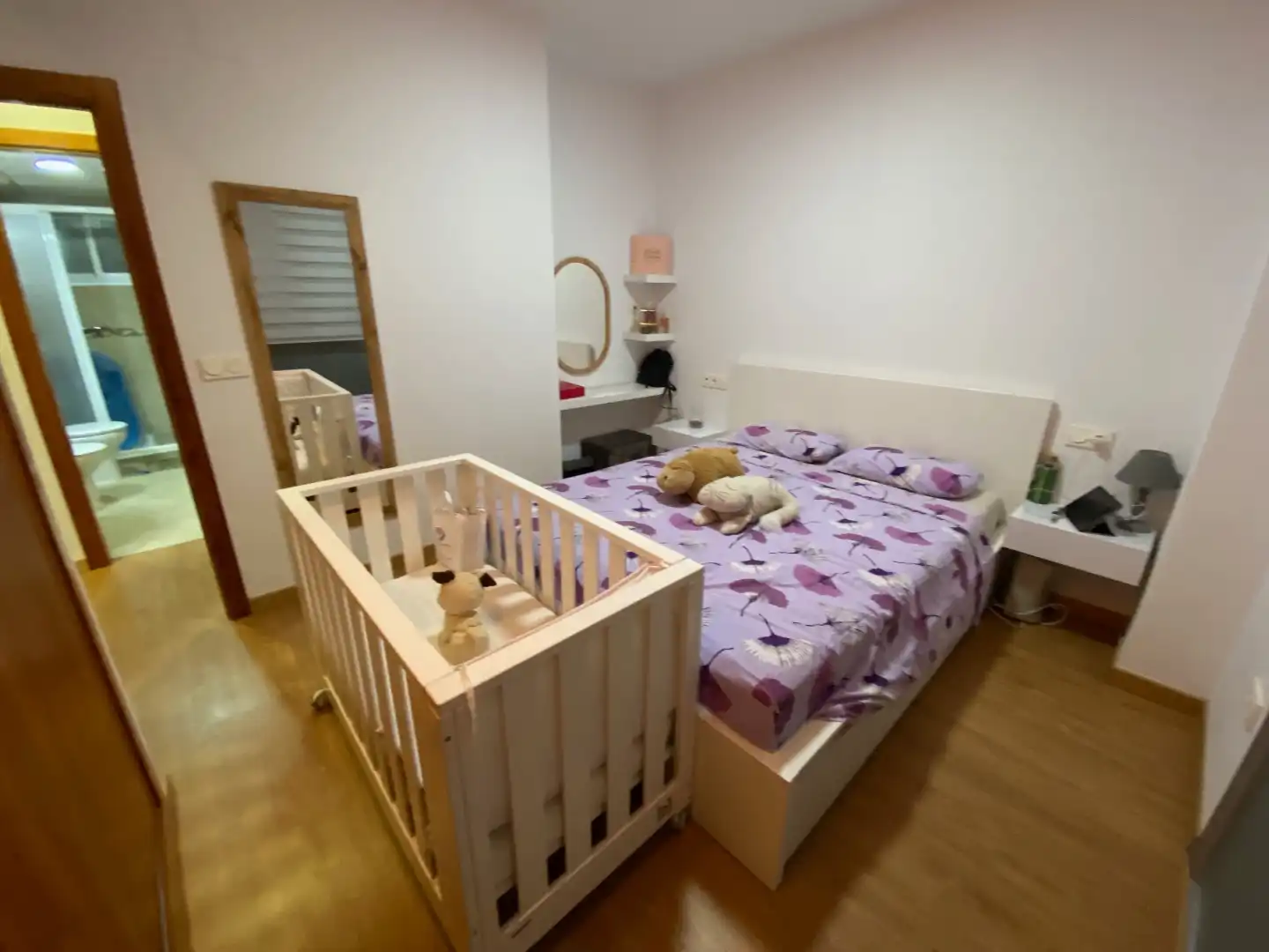Flat for rent in Plaza Nuevo Zaidin, 1, Barrio de Zaidín Bedroom of Flat for rent in Granada with Air Conditioner, Heating and Parquet flooring