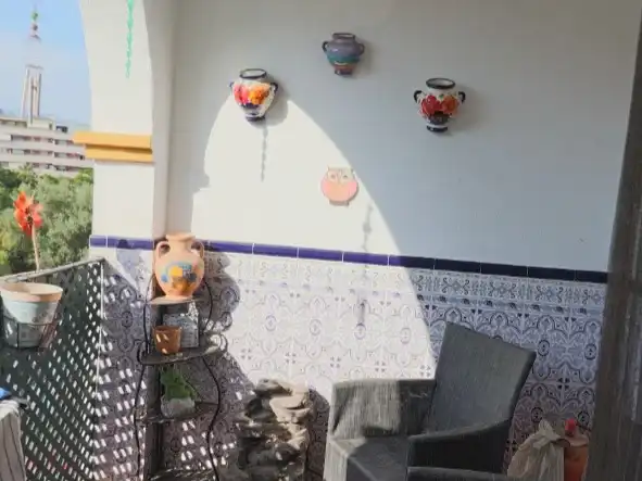 Flat for rent in Calle Doctor Cristóbal Ruiz Méndez, 27, Huerta Nueva Balcony of Flat for rent in Estepona with Air Conditioner, Heating and Parquet flooring