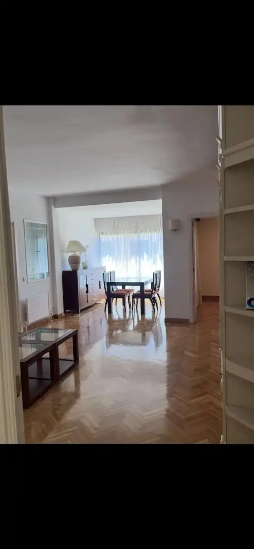 Flat for rent in Calle de Antonio López Aguado, 4, La Paz Dining room of Flat for rent in Madrid with Heating, Private garden and Parquet flooring