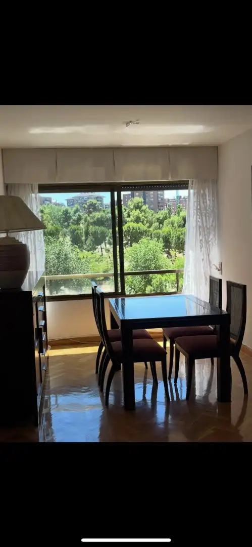 Flat for rent in Calle de Antonio López Aguado, 4, La Paz Dining room of Flat for rent in Madrid with Heating, Private garden and Parquet flooring