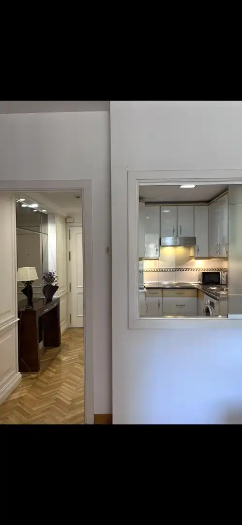 Flat for rent in Calle de Antonio López Aguado, 4, La Paz Kitchen of Flat for rent in Madrid with Heating, Private garden and Parquet flooring