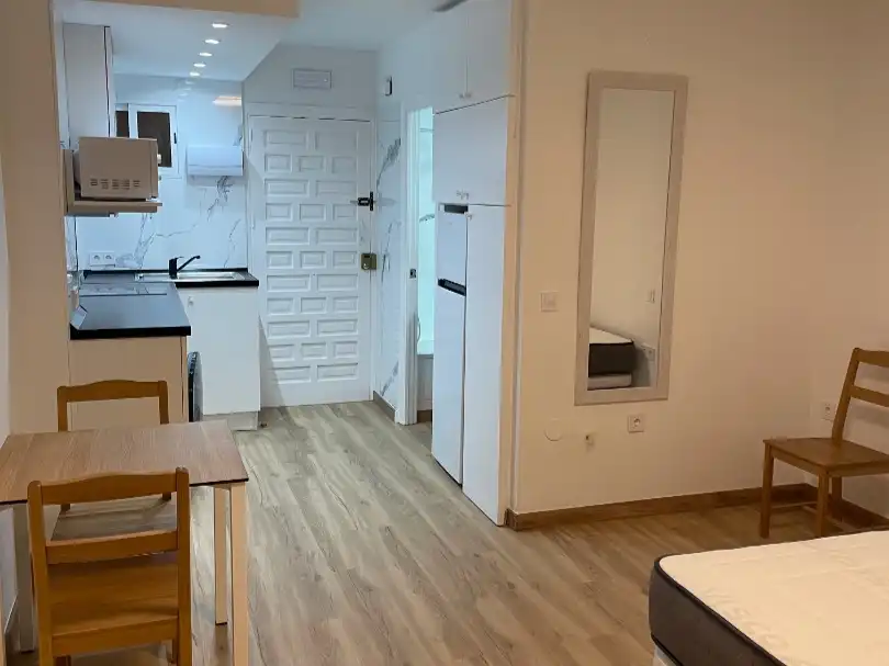 Estudi de lloguer a Avenida Gamonal, 10, Parque de la Paloma Cuina de Estudi de lloguer en Benalmádena amb Aire condicionat, Terrassa i Piscina