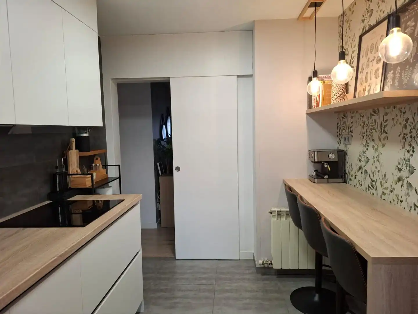 Kitchen of Flat for sale in Lleida  with Heating, Private garden and Parquet flooring