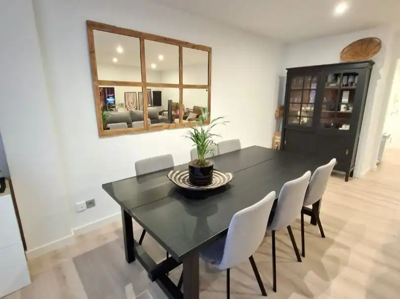 Dining room of Flat for sale in Lleida  with Heating, Private garden and Parquet flooring