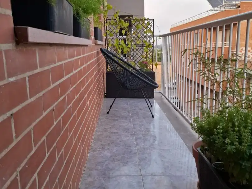 Balcony of Flat for sale in Lleida  with Heating, Private garden and Parquet flooring