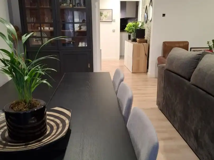 Dining room of Flat for sale in Lleida  with Heating, Private garden and Parquet flooring