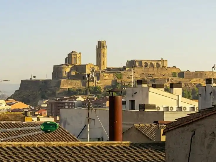 Exterior view of Flat for sale in Lleida  with Heating, Private garden and Parquet flooring