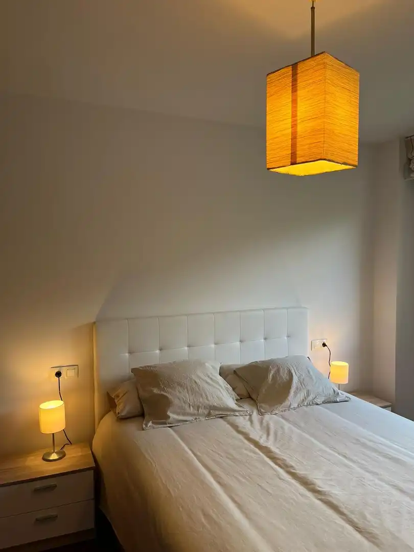 Flat for rent in Urbanización Monte Balado, 29, Brión Bedroom of Flat for rent in Brión with Heating, Private garden and Parquet flooring