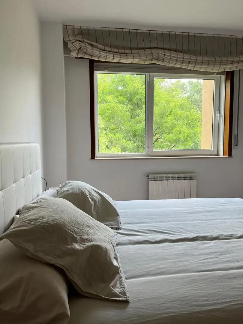 Flat for rent in Urbanización Monte Balado, 29, Brión Bedroom of Flat for rent in Brión with Heating, Private garden and Parquet flooring