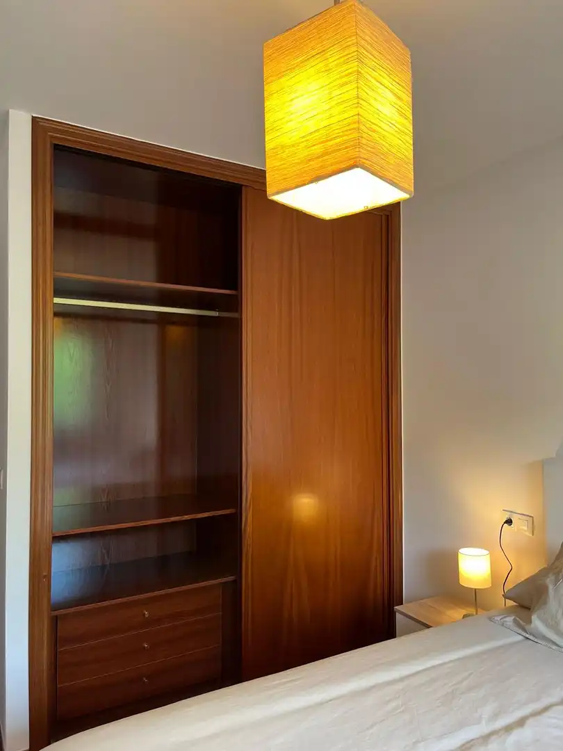 Flat for rent in Urbanización Monte Balado, 29, Brión Bedroom of Flat for rent in Brión with Heating, Private garden and Parquet flooring