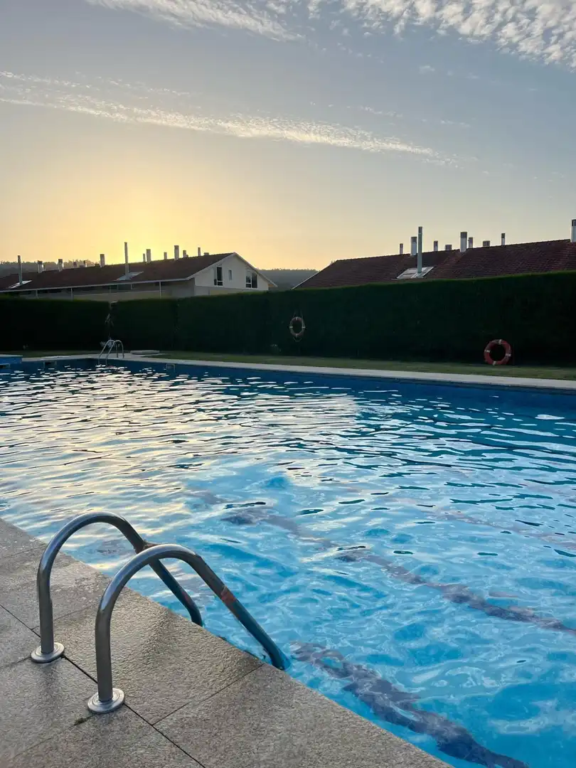 Flat for rent in Urbanización Monte Balado, 29, Brión Swimming pool of Flat for rent in Brión with Heating, Private garden and Parquet flooring