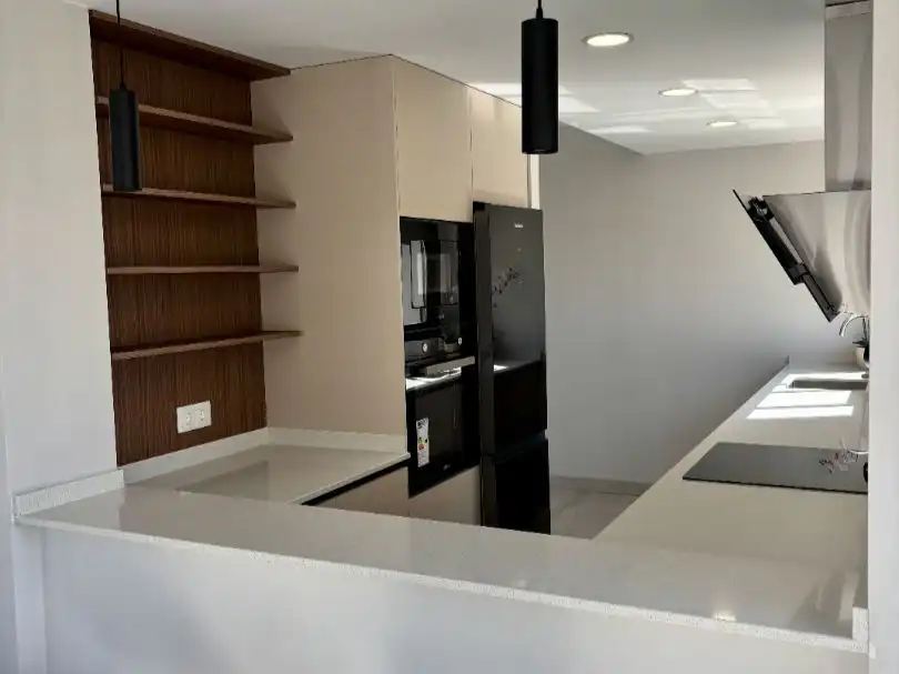 Flat for sale in Calle Danza Invisible, 4, El Bajondillo Kitchen of Flat for sale in Torremolinos with Private garden, Parquet flooring and Terrace