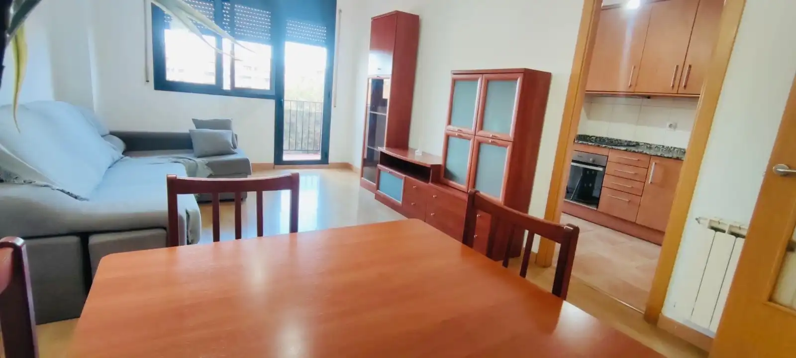 Sala d'estar de Dúplex de lloguer en Alcarràs amb Calefacció, Parquet i Terrassa
