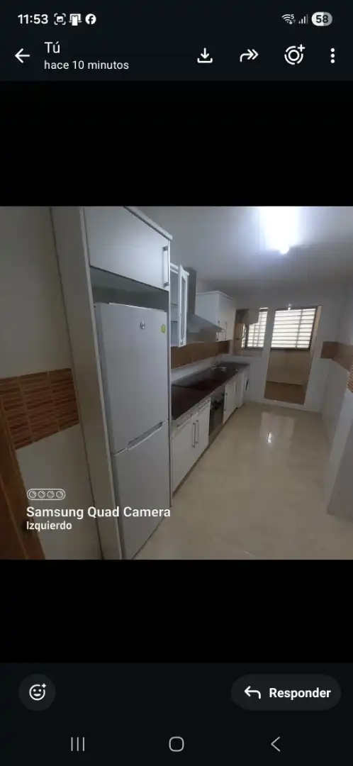 Flat for rent in Calle Toledo, 44, Mondéjar Kitchen of Flat for rent in Mondéjar with Heating, Private garden and Parquet flooring