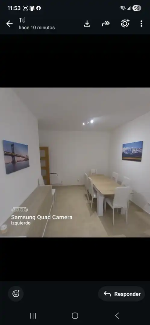Flat for rent in Calle Toledo, 44, Mondéjar Dining room of Flat for rent in Mondéjar with Heating, Private garden and Parquet flooring