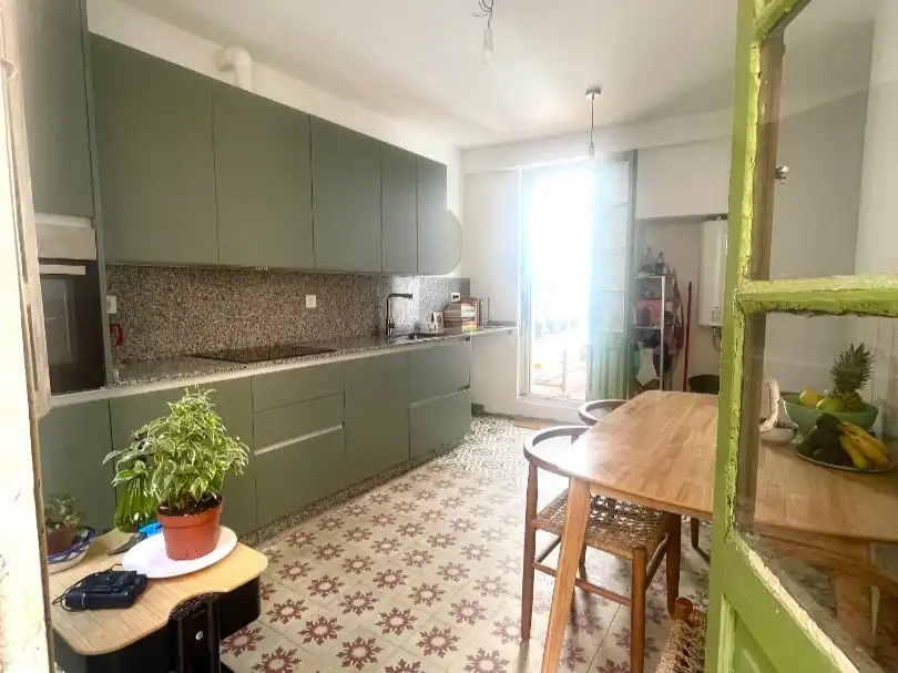 Wohnung zum Verkauf in Valdés - Luarca Küche von Wohnung zum Verkauf in Valdés - Luarca mit Terrasse