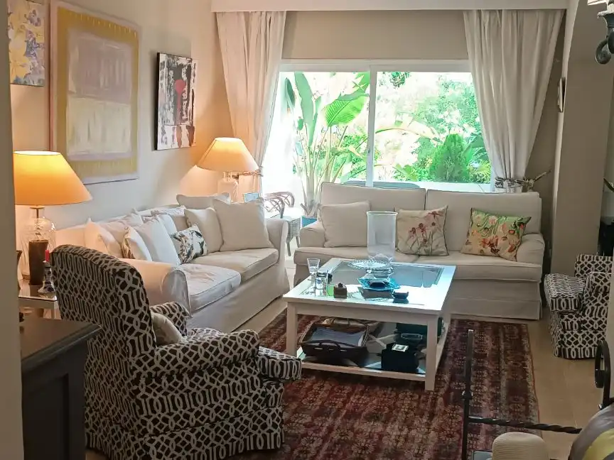 Flat for sale in Calle Trajano, 3, Villacana - Costalita - Saladillo Living room of Flat for sale in Estepona with Air Conditioner, Heating and Terrace
