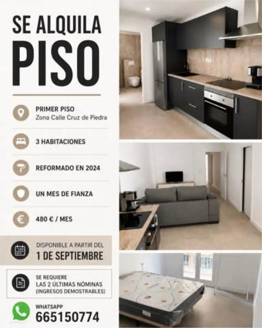 Piso de alquiler en Yecla Cocina de Piso de alquiler en Yecla