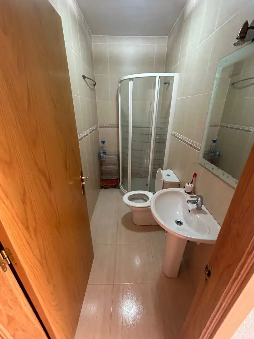 Bathroom of Flat for share in San Javier  with Air Conditioner, Furnished and Oven