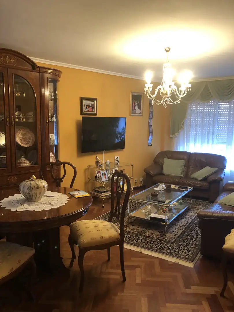 Flat for rent in Rúa Sirena, 3, Monte Alto - Zalaeta - Atocha Living room of Flat for rent in A Coruña Capital with Heating, Parquet flooring and Furnished