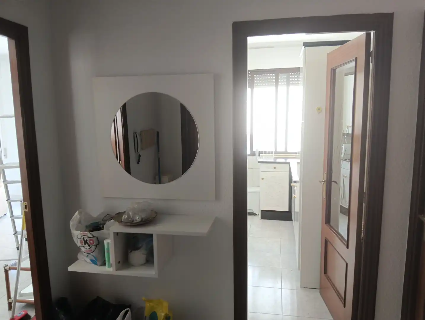 Badezimmer von Wohnung zur Miete in Poyales del Hoyo mit Heizung, Möbliert und Ofen