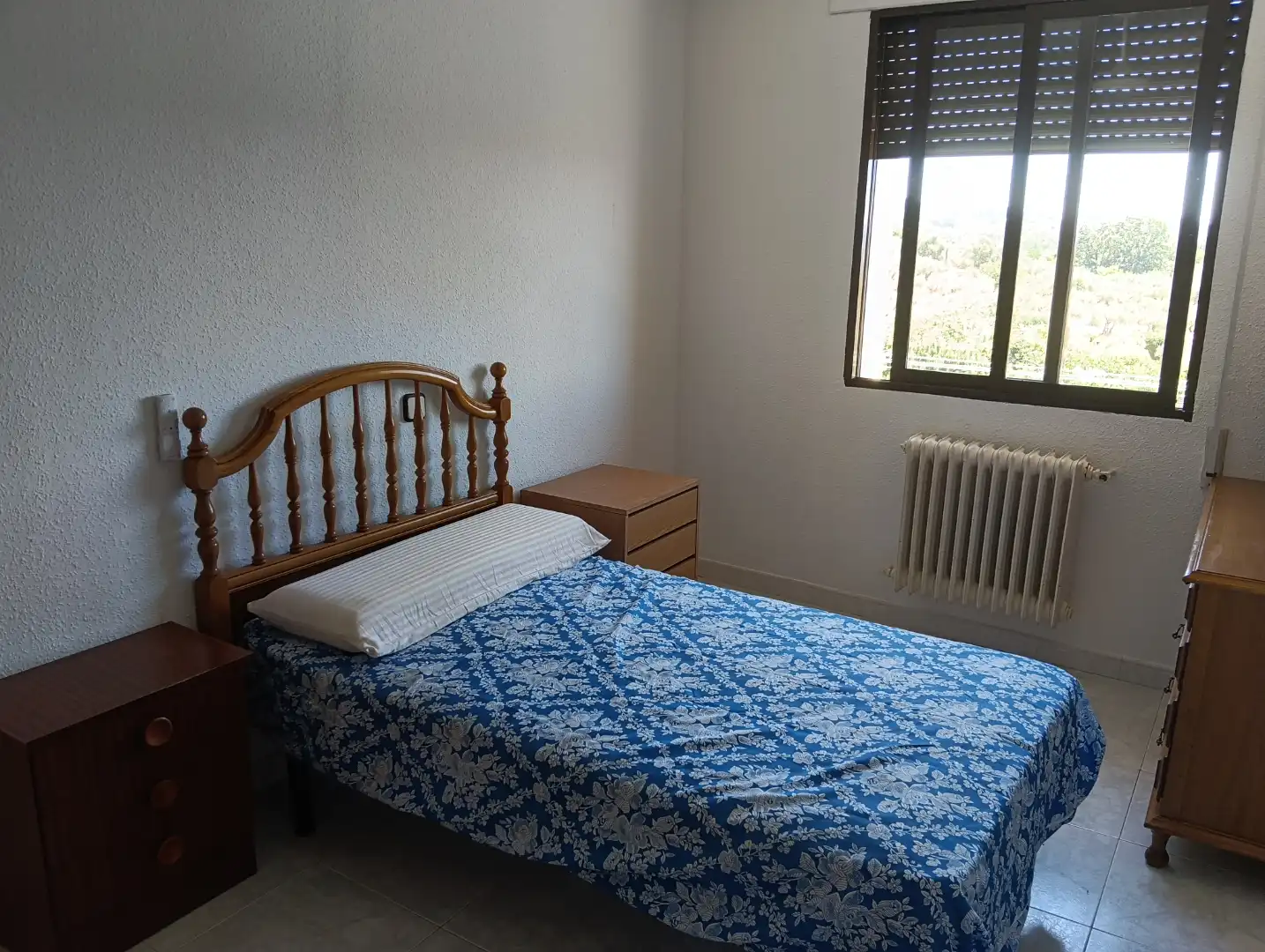 Schlafzimmer von Wohnung zur Miete in Poyales del Hoyo mit Heizung, Möbliert und Ofen