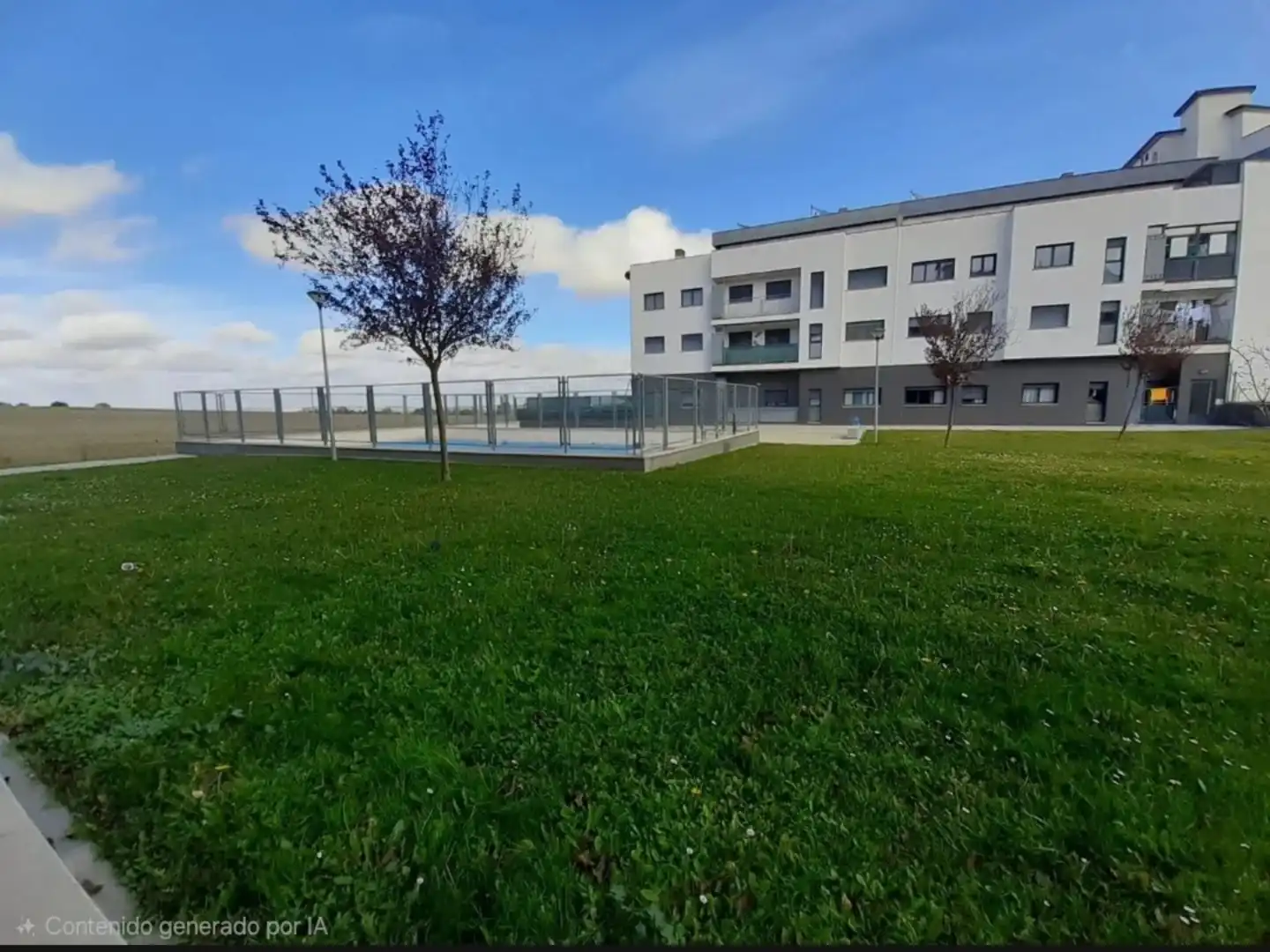 Außenansicht von Wohnung zum Verkauf in Morales del Vino mit Heizung, Privatgarten und Parkett
