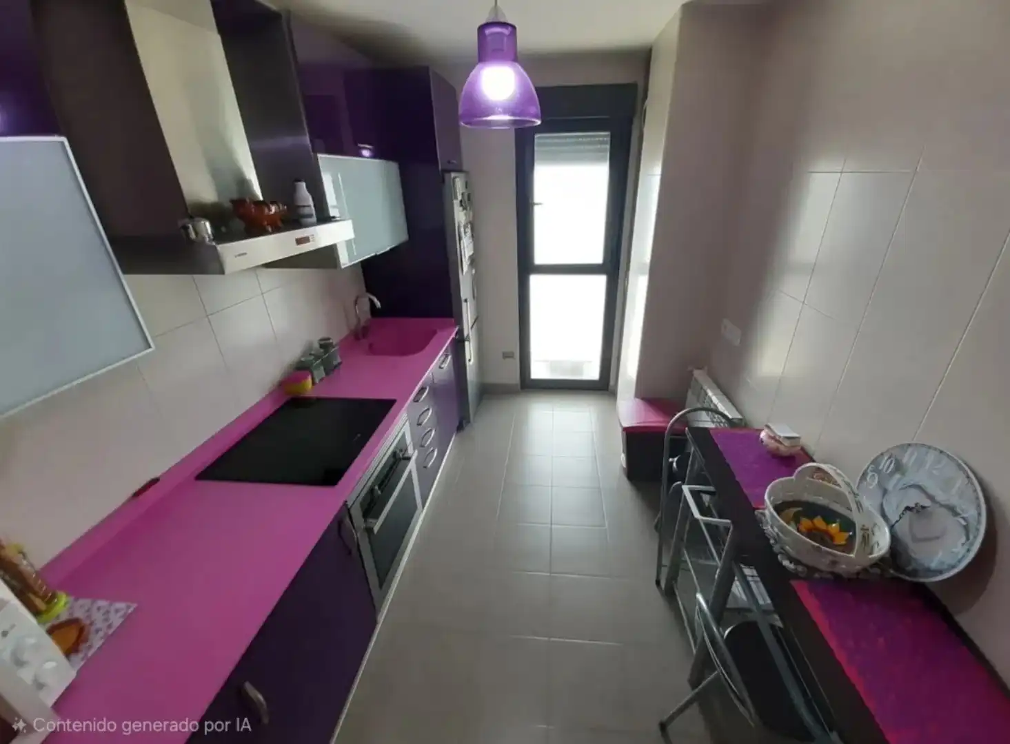 Küche von Wohnung zum Verkauf in Morales del Vino mit Heizung, Privatgarten und Parkett