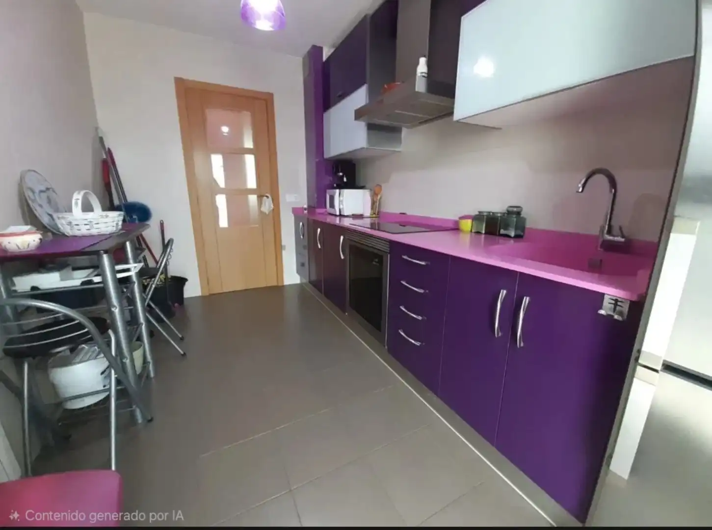 Küche von Wohnung zum Verkauf in Morales del Vino mit Heizung, Privatgarten und Parkett