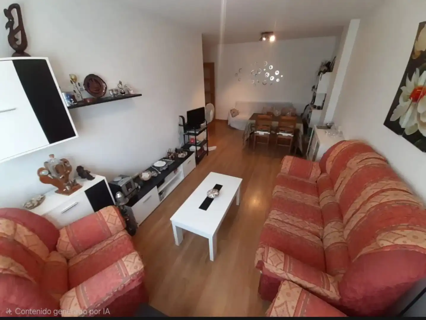Wohnzimmer von Wohnung zum Verkauf in Morales del Vino mit Heizung, Privatgarten und Parkett